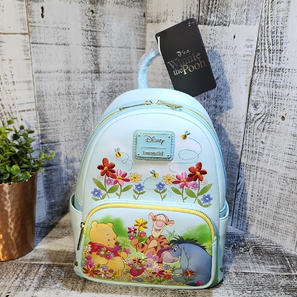 Loungefly Handbags - Loungefly Disney Winnie the Pooh Floral Mini Backpack